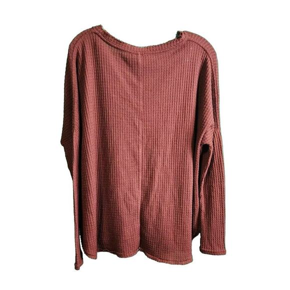 Out From Under ( Urban Outfitters) Lightweight Sweater Small Petite Rust Color - Picture 2 of 4